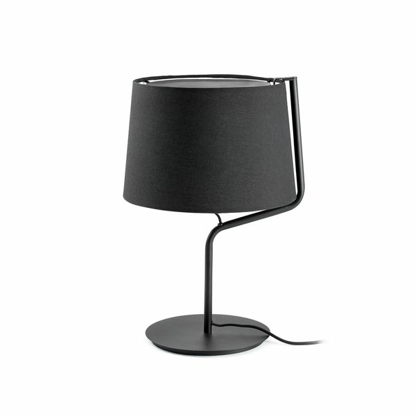 BERNI BLACK TABLE LAMP 1 X E27 20W image 1