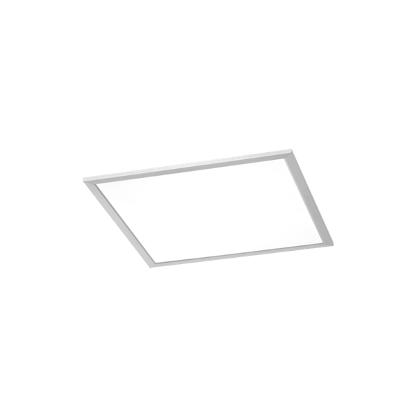 WiZ Griffin LED ceiling lamp 40x40 cm brushed steel RGBW image 1