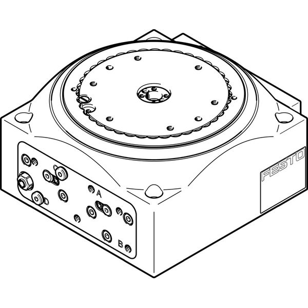 DHTG-90-8-A Rotary indexing table image 1