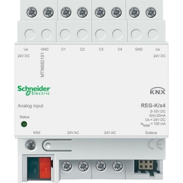 Analogue input REG-K 4-gang, light grey image 3