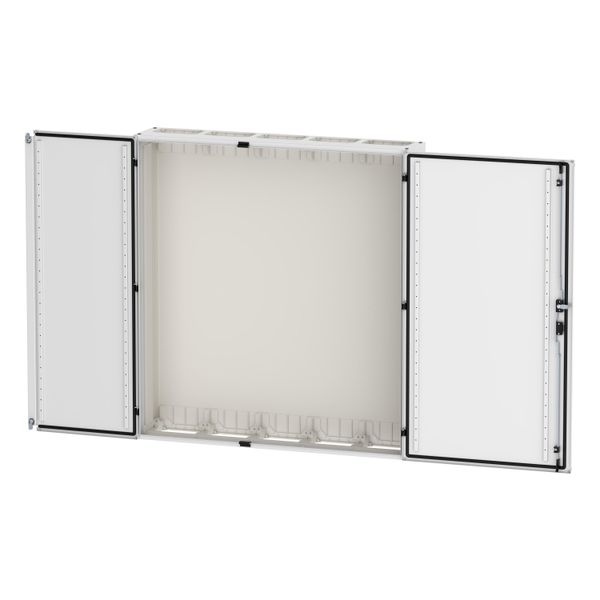 Wall-mounted enclosure EMC2 empty, IP55, protection class II, HxWxD=1400x1300x270mm, white (RAL 9016) image 9