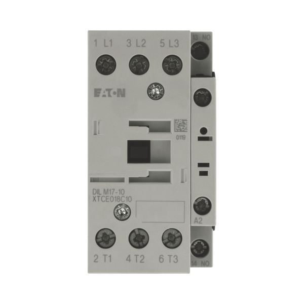 Contactor, 3 pole, 380 V 400 V 7.5 kW, 1 N/O, 400 V 50 Hz, 440 V 60 Hz, AC operation, Screw terminals image 8