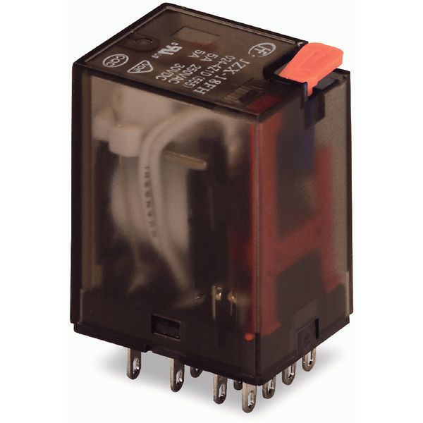 Basic relay Nominal input voltage: 230 VAC 4 changeover contacts image 2
