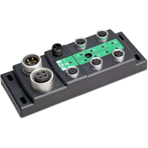 SWD Block module I/O module IP69K, 24 V DC, 4 outputs 2A with separate power supply, 4 M12 I/O sockets image 3