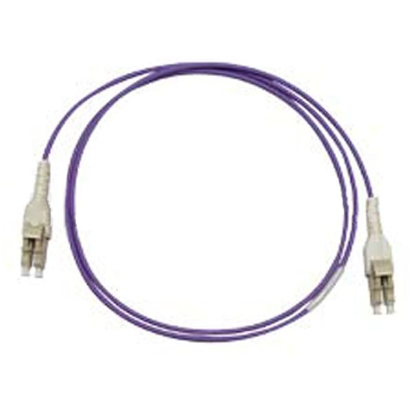 FO Patchcord Duplex LC/LC, 50/125æm OM4, LS0H-3,violet, 3.0m image 1