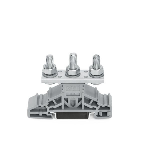 Stud terminal block lateral marker slots for DIN-rail 35 x 15 and 35 x image 1