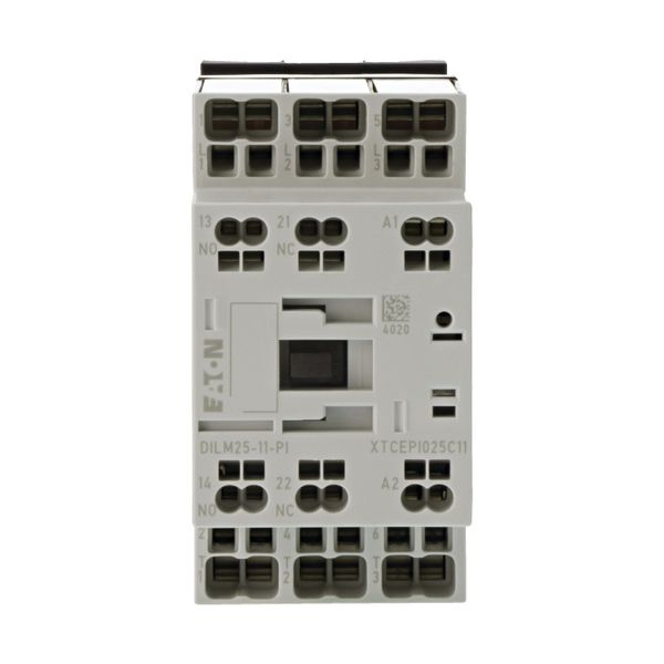 Contactor, 3 pole, 380 V 400 V 11 kW, 1 N/O, 1 NC, 230 V 50/60 Hz, AC operation, Push in terminals image 8