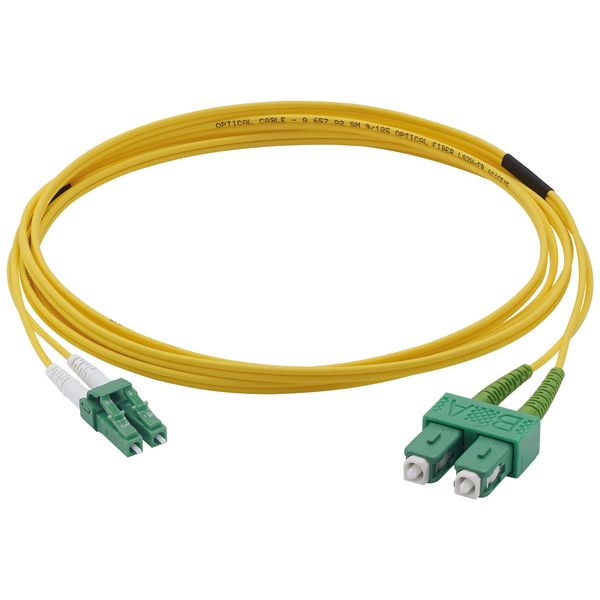 Mono 9/125 SC/LC OS2 dplx patch cord-2m image 1