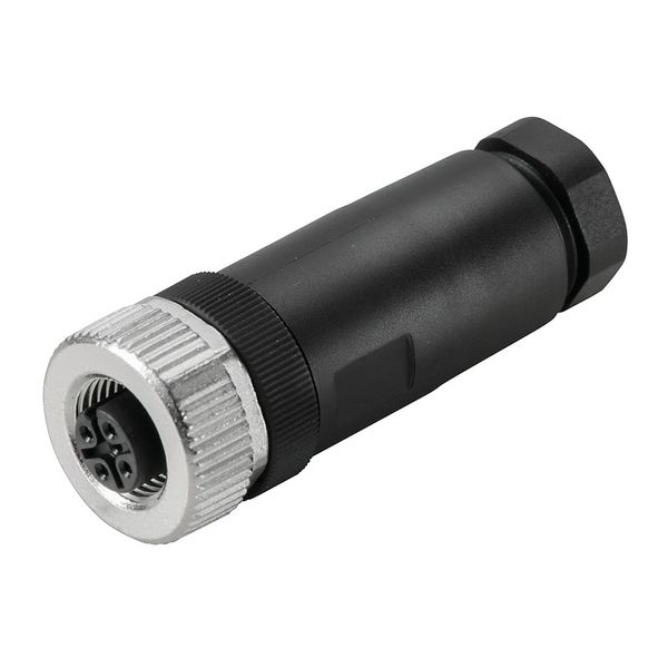 Round plug (field customisable), M12, 0.14 mm², 0.5 mm², 8 - 10 mm, Nu image 1