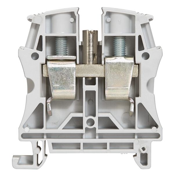 Terminal block Viking 3 - screw - 1 connect - 1 entry/1 outlet - pitch 12 - grey image 1