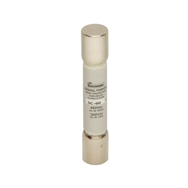 Fuse-link, low voltage, 60 A, AC 480 V, DC 300 V, 57.1 x 10.4 mm, G, UL, CSA, time-delay image 1