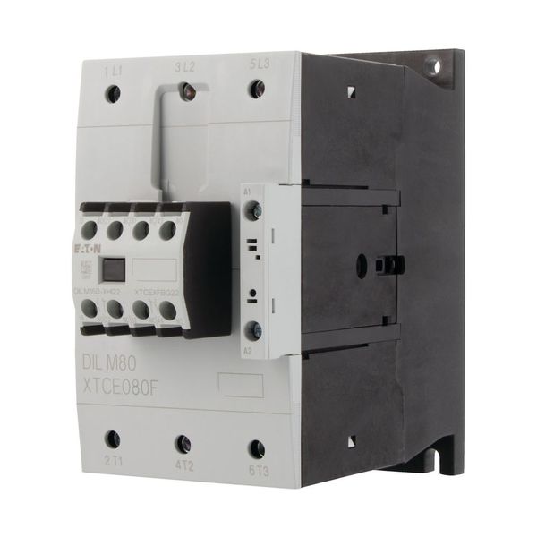 Contactor, 380 V 400 V 37 kW, 2 N/O, 2 NC, 400 V 50 Hz, 440 V 60 Hz, AC operation, Screw terminals image 8