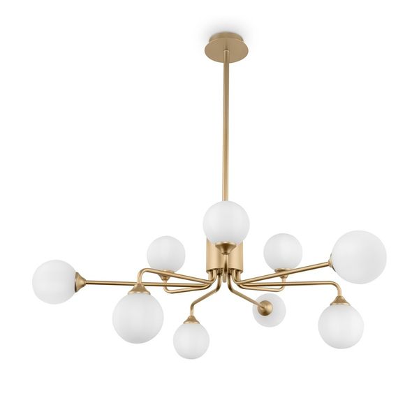 Modern Alexis Chandelier Matte gold image 1