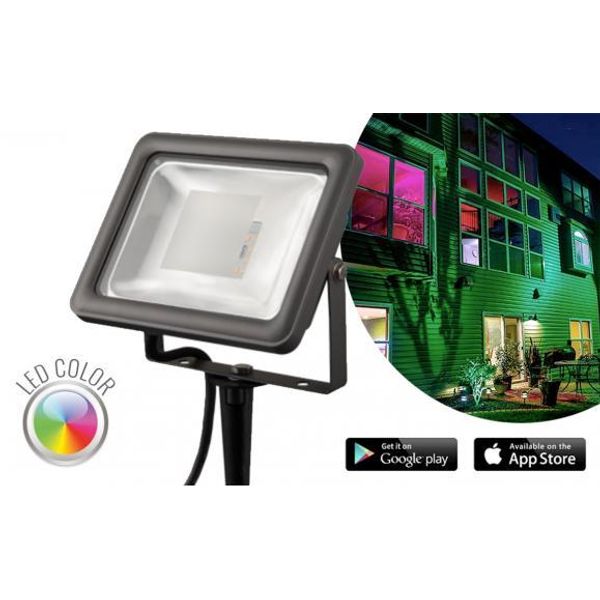 Floodlight LED 8W RGBW Bluetooth SHADA  300660 SHADA image 2