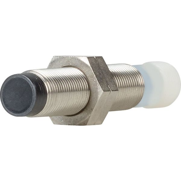 Proximity switch, E57P Performance Serie, 1 NC, 3-wire, 10 – 48 V DC, M12 x 1 mm, Sn= 4 mm, Non-flush, NPN, Stainless steel, Plug-in connection M12 x image 1