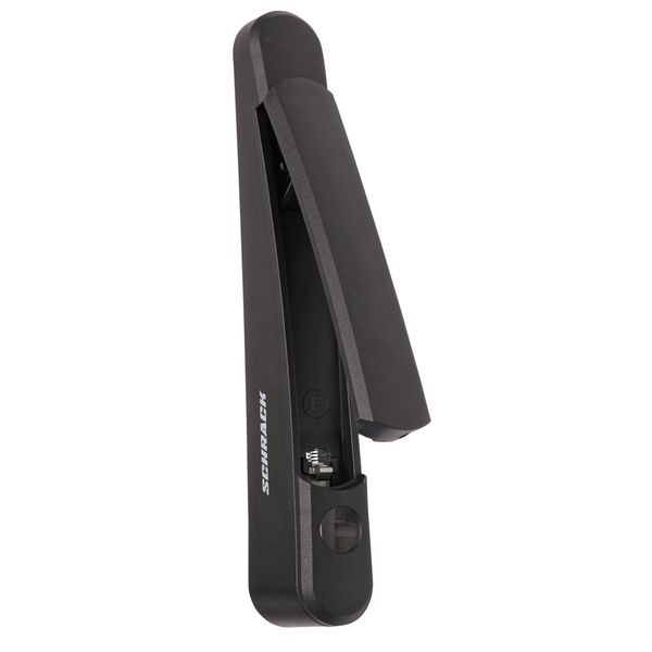 Push-pull handle in black with spring adjustment image 2