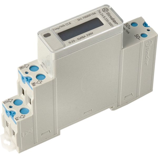 Energy meter 17.5mm, 1 ph.LCDisplay/40A/230VAC/S0/without MID (7M.24.8.230.0001) image 2