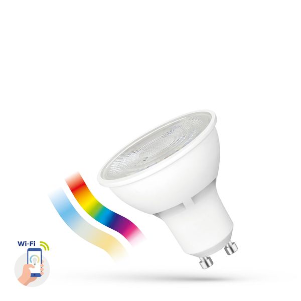 LED GU10 5W 230V RGBW + CCT + DIM Wi-Fi Spectrum SMART image 1