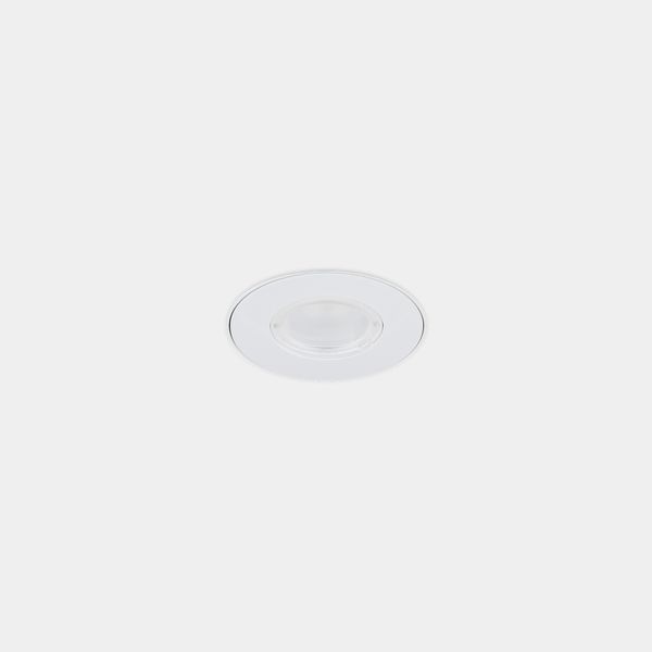 Downlight Sia Lens Square Trimless 17.7W LED warm-white 3000K CRI 80 90º ON-OFF Trimless/White IP54 1826lm image 2