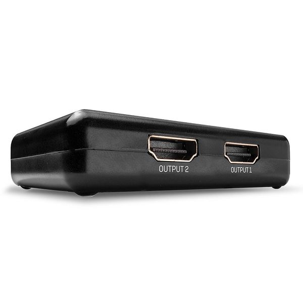 2 Port HDMI 10.2G Splitter, Compact Compact 2-way splitter for connecting one HDMI® source device to two HDMI® displays or projectors. image 1