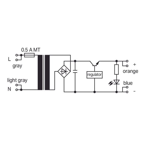 stabilized power supply Input voltage: 230 VAC 24 VDC output voltage image 3
