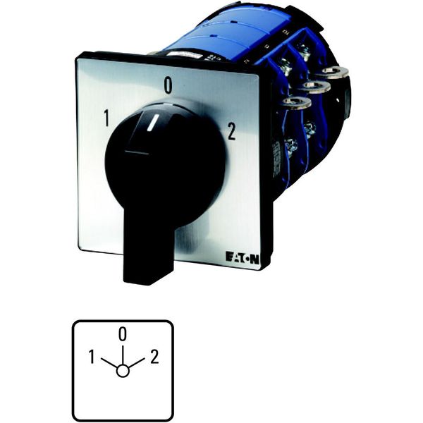 Changeoverswitches, T8, 315 A, flush mounting, 3 contact unit(s), Contacts: 9, 60 °, maintained, With 0 (Off) position, 1-0-2, Design number 8212 image 5