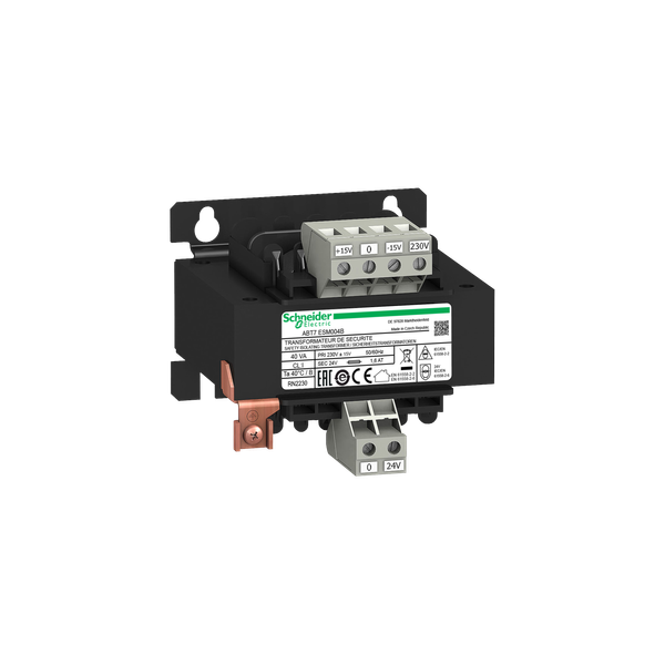 voltage transformer - 230 V - 1 x 24 V - 40 VA image 6