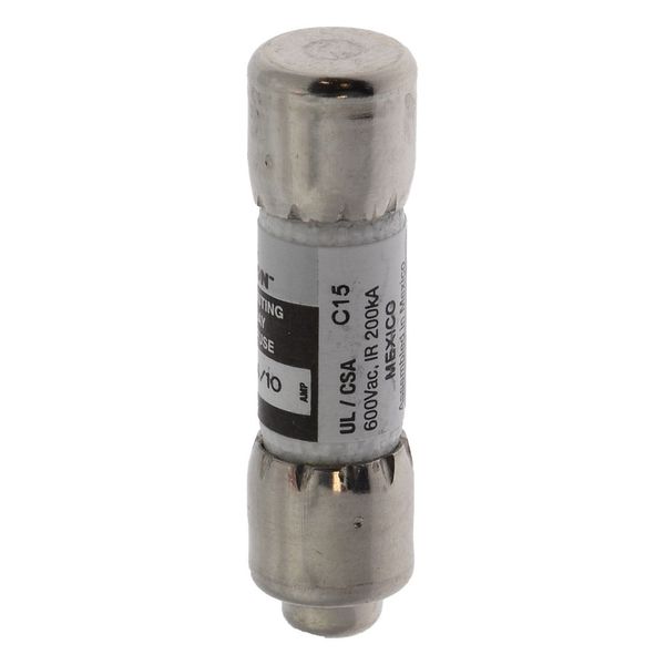 Fuse-link, LV, 1.4 A, AC 600 V, 10 x 38 mm, 13⁄32 x 1-1⁄2 inch, CC, UL, time-delay, rejection-type image 7