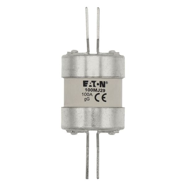 Utility fuse-link, LV, 100 A, AC 415 V, BS88/J, 38 x 101 mm, gL/gG, BS, 76mm fixing centres image 22