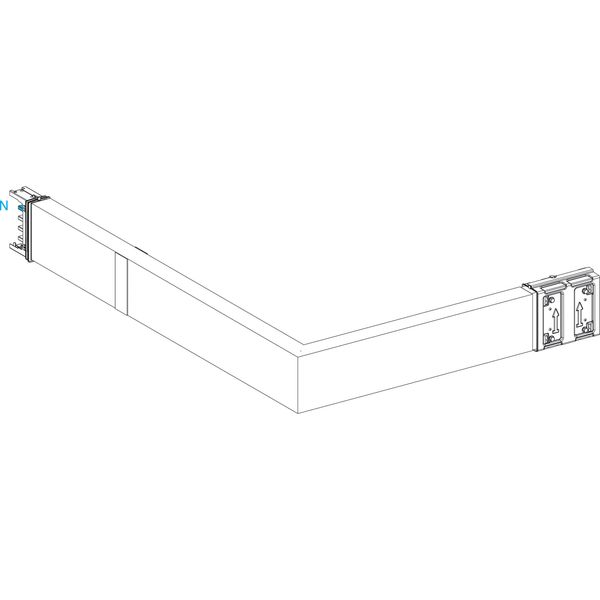 90° LEFT AxB 400A FIRE BARRIER MISS LINK image 1