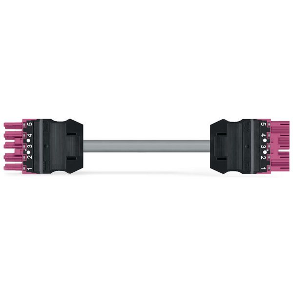 pre-assembled interconnecting cable Eca Socket/plug pink image 4