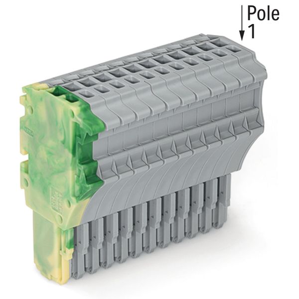 1-conductor female connector Push-in CAGE CLAMP® 1.5 mm² green-yellow/ image 2