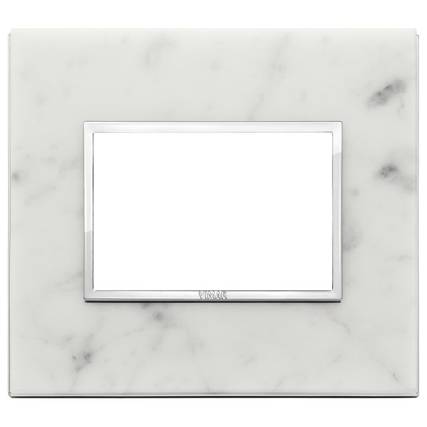 Plate 3M stone Carrara white image 1