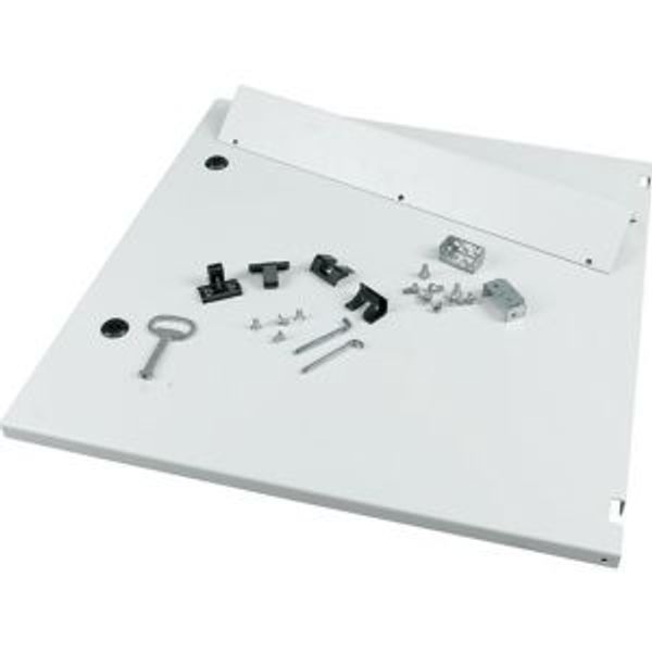 Front plate/door, middle, H=750mm, IP31, grey image 2