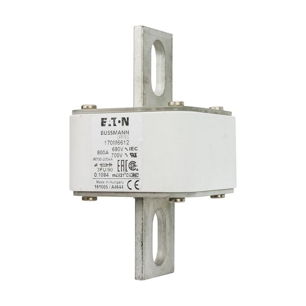 Fuse-link, high speed, 800 A, AC 690 V, size 3, 76 x 92 x 135 mm, aR, IEC, UL image 7