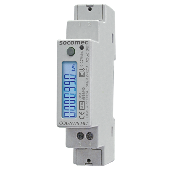 Active-energy meter COUNTIS E03 Direct 40A with RS485 MODBUS com. image 2