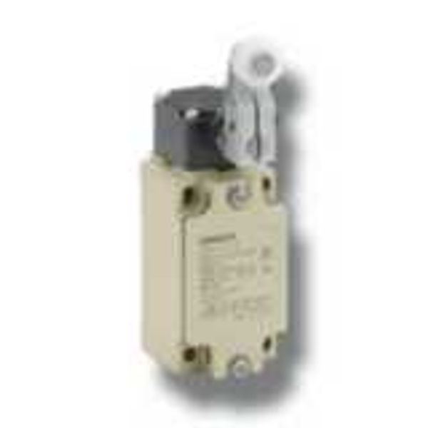 Limit switch, D4B, M20, 1NC/1NO (snap-action), roller lever (resin) image 2