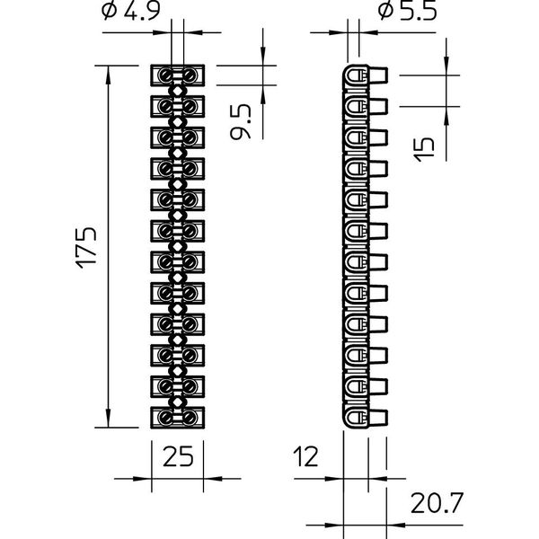 78 CE WS/EKL 3 S Terminal strip  16,0mm² image 2