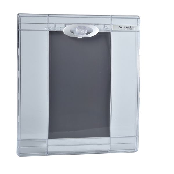 Pragma transparent door - for enclosure - 2 x 13 modules image 1