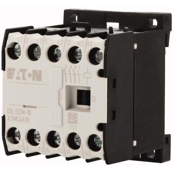 Contactor, 24 V 60 Hz, 3 pole, 380 V 400 V, 3 kW, Contacts N/O = Normally open= 1 N/O, Screw terminals, AC operation image 3