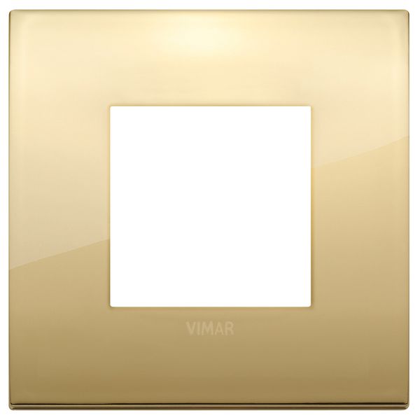 Classic plate 2M metal gold image 1