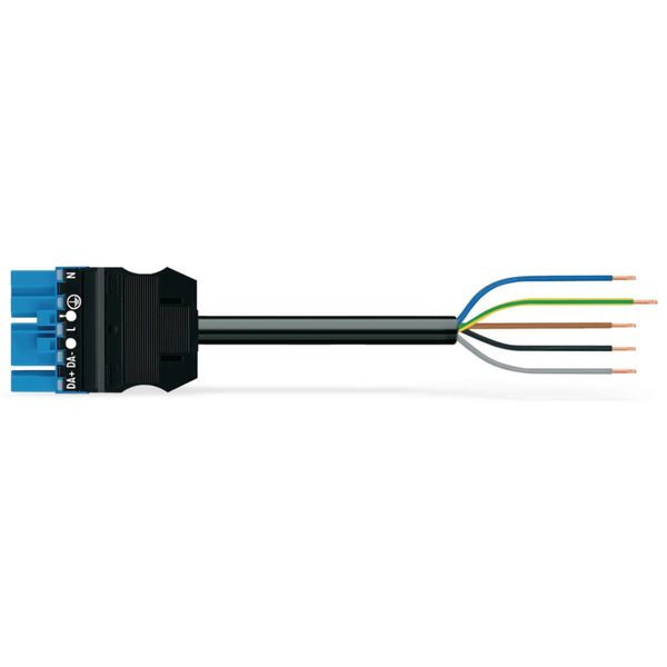 pre-assembled connecting cable B2ca Plug/open-ended blue image 3