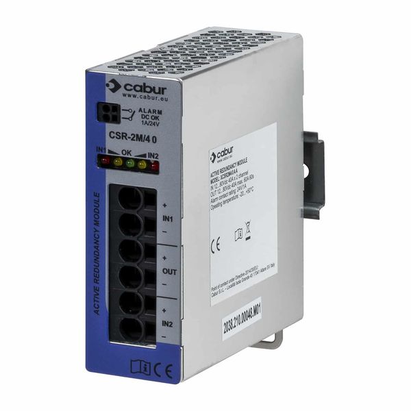 Redundancy module 12-80Vdc 2x40A with imbalance monitoring image 1