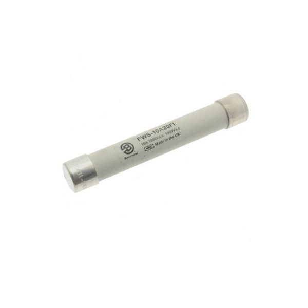Fuse-link, high speed, 10 A, AC 1400 V, DC 1000 V, 20 x 127 mm, gS, IEC, BS, with indicator image 6