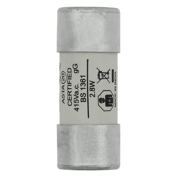 House service fuse-link, low voltage, 25 A, AC 415 V, BS system C type II, 23 x 57 mm, gL/gG, BS image 10