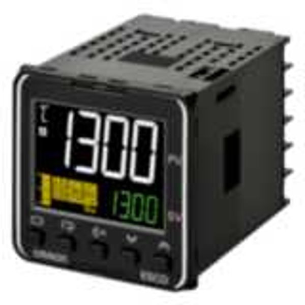 Temp. controller, PRO, 1/16 DIN (48 x 48 mm), 1 x Rel. OUT, 2 AUX, 24 image 1