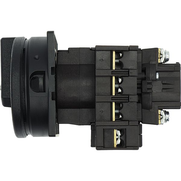 Main switch, P1, 32 A, flush mounting, 3 pole + N, STOP function, With black rotary handle and locking ring, Lockable in the 0 (Off) position image 35