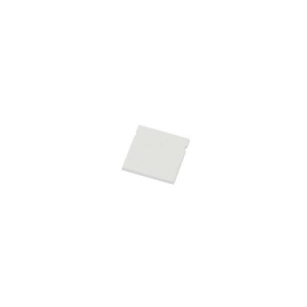 End Cap w/o hole for Surface Mounted Profile 20x20mm IP20 White image 2