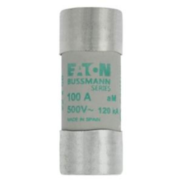 Fuse-link, LV, 100 A, AC 500 V, 22 x 58 mm, aM, IEC image 4