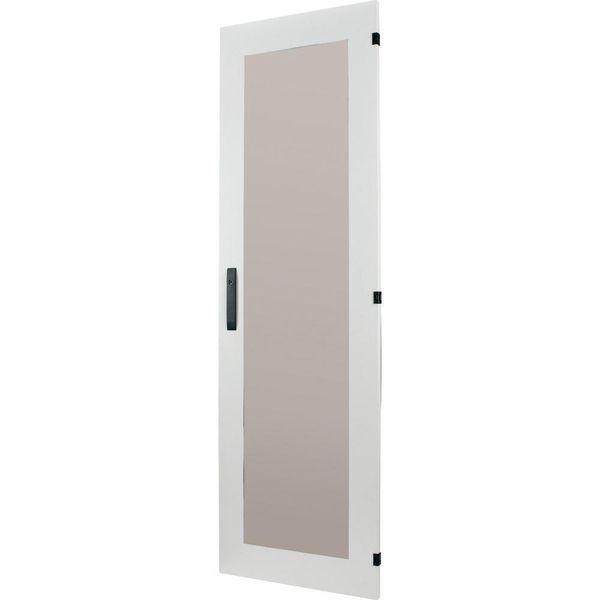 Section door with glass window, closed IP55, two wings, HxW = 1800 x 1000mm, grey image 5